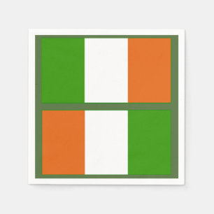 Serviette Jetable Drapeau irlandais Napkin