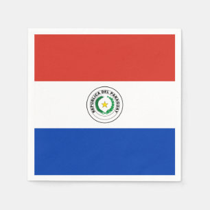 Serviette Jetable Drapeau paraguayen