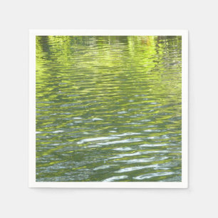 Serviette Jetable Eaux d'Oak Creek Nature jaune et verte Photo