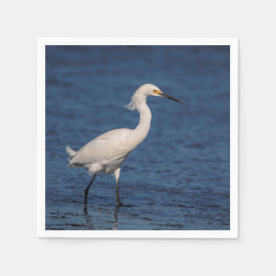 Serviette Jetable Egret neigeux sur North Beach
