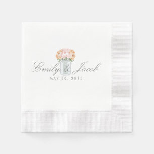 Serviette Jetable Elegant Mason Jar