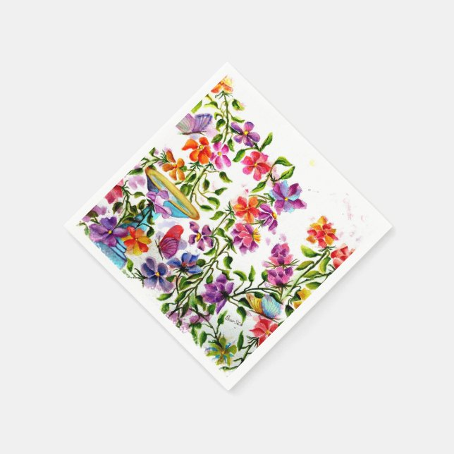 SERVIETTE JETABLE EMPREINTES DE PATTES BAIN BAIN PAPIER NAPKINS (Coin)