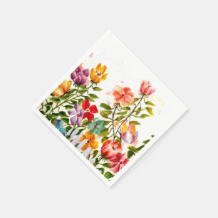 SERVIETTE JETABLE EMPREINTES DE PATTES DERRIÈRE LE DOCUMENT DE PREMI