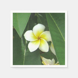 Serviette Jetable Extrémité de Plumeria