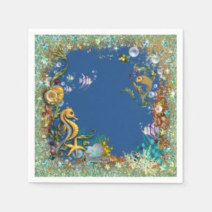 Serviette Jetable Fancy Under the Sea