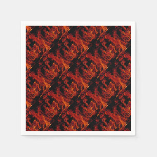 Serviette Jetable Feu