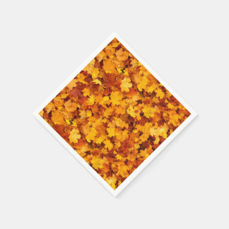 Serviette Jetable Feuilles d'automne