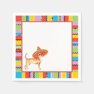 Serviette Jetable Fiesta Chihuahua