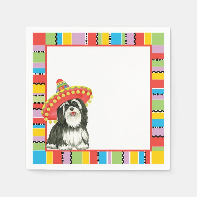 Serviette Jetable Fiesta Havanais (Devant)