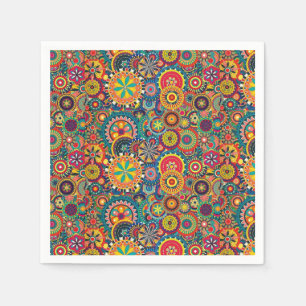 Serviette Jetable Fleur éclats Pinwheel