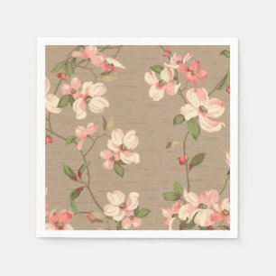 Serviette Jetable Fleurs d'Apple