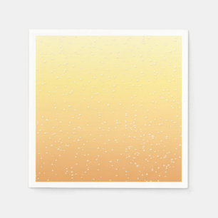 Serviette Jetable Fond d'art Champagne avec de minuscules bulles