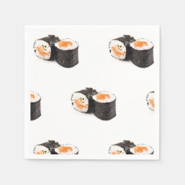Serviette Jetable Fournitures de sushi Napkin, Foodie Party