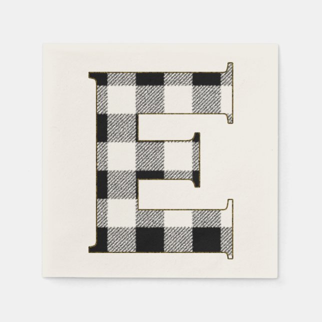 Serviette Jetable Gingham (Devant)