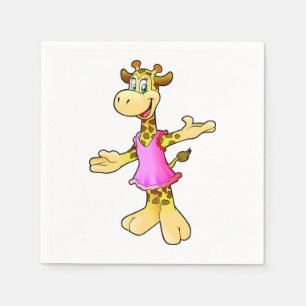 Serviette Jetable Girafe