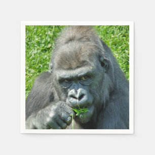 SERVIETTE JETABLE GORILLAS