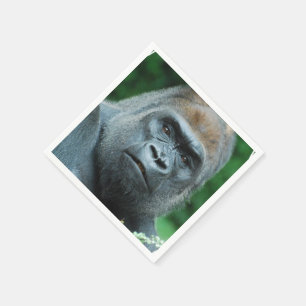 Serviette Jetable Gorille perplexe