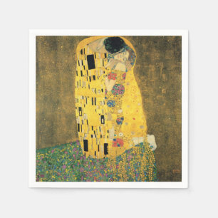 Serviette Jetable GUSTAV KLIMT - Le baiser 1907