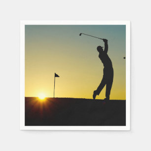 Serviette Jetable HAMbyWhiteGlove - Papier Napkin - Golf