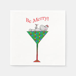 Serviette Jetable Hippo de Tipsy-tini