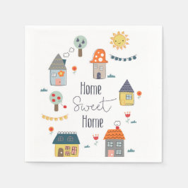 Serviette Jetable Home Sweet Home