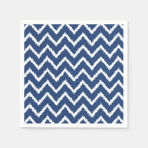 Serviette Jetable Ikat Chevron