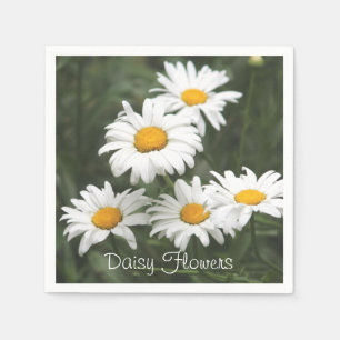 Serviette Jetable Impression Fleur marguerite