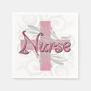 Serviette Jetable Infirmière Croix-Rose