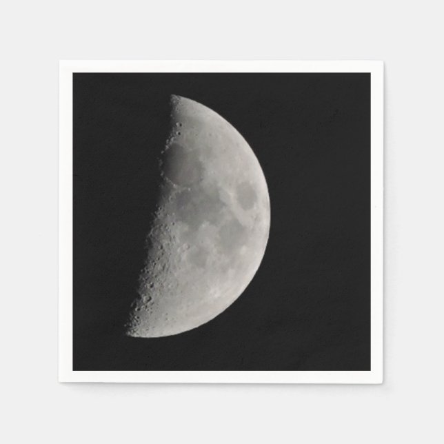 Serviette Jetable Inspiré par la Lune (Devant)