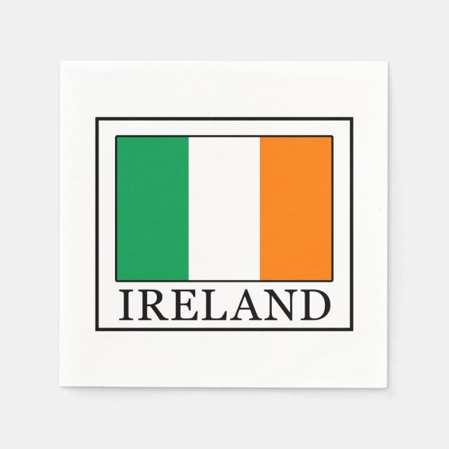 Serviette Jetable Irlande (Devant)