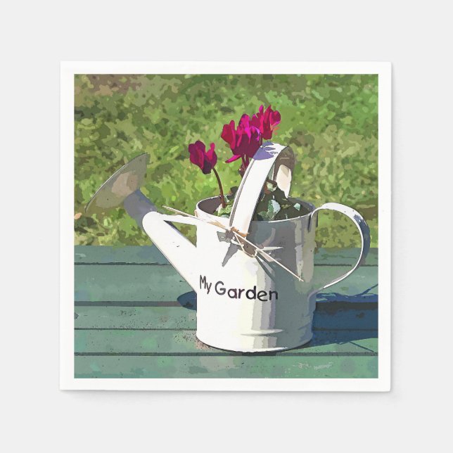 SERVIETTE JETABLE JARDIN (Devant)