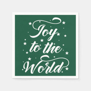 Serviette Jetable joie au monde Noël