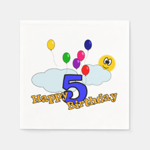 Serviette Jetable Joyeux anniversaire