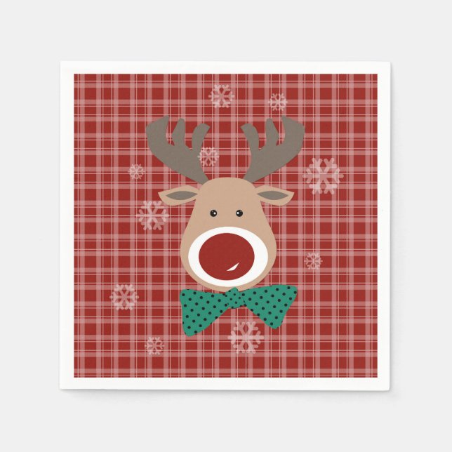 Serviette Jetable Joyeux Noël ! (Devant)