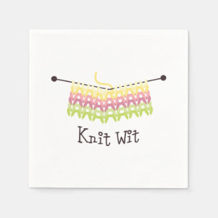 Serviette Jetable Knit Wit !