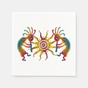 Serviette Jetable KOKOPELLI DUO SUN + vos idées