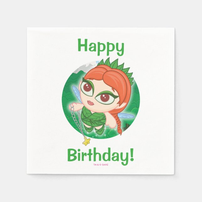 Serviette Jetable La Forêt Magique d'Alyssa (Devant)