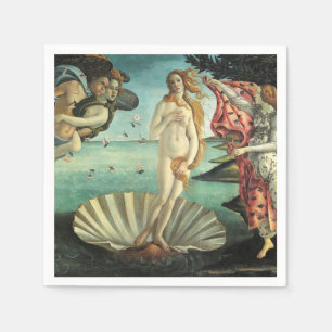 Serviette Jetable La naissance de Vénus - Art classique de Botticel