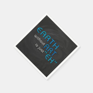 Serviette Jetable La terre sans art