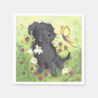 Serviette Jetable Labradoodle Doodle Chien / Papier Napkins