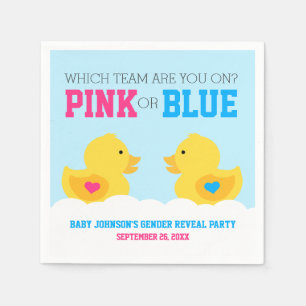 Serviette Jetable Le genre rose ou bleu mignon en caoutchouc