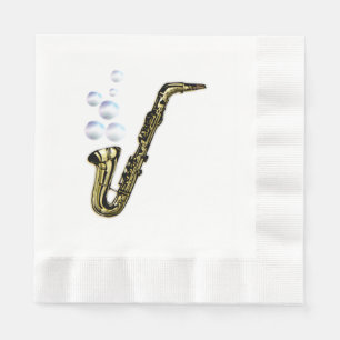 Serviette Jetable Le saxophone