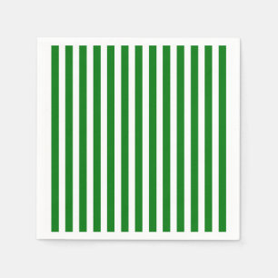 Serviette Jetable Les Sucres de canne grillent à Noël Vert et Blan