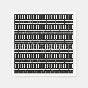 Serviette Jetable Lettre initiale H monogramme