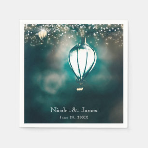 Serviette Jetable Lumières de Chaîne d'Été Réception de Mariage Ench