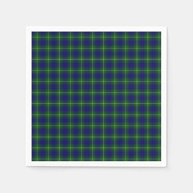 Serviette Jetable MacNeil Tartan (Devant)