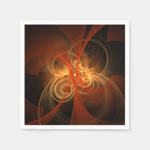Serviette Jetable Magie du matin Art Abstrait