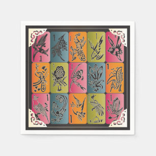 Serviette Jetable Mah Jongg One Bams