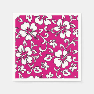 Serviette Jetable Malia Hibiscus Hawaiian Floral