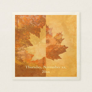 Serviette Jetable Maple Leaf